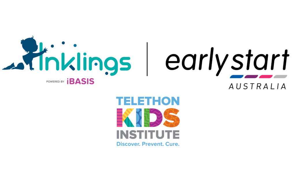 The three logos of Inklings, ESA and Telethon