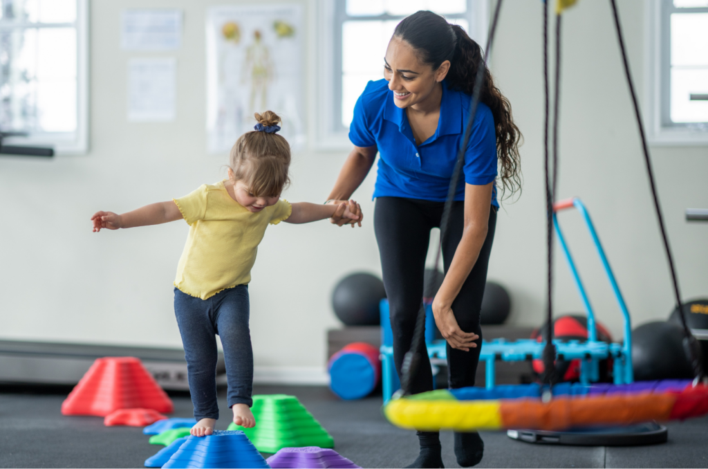 Physiotherapy support for autism asd