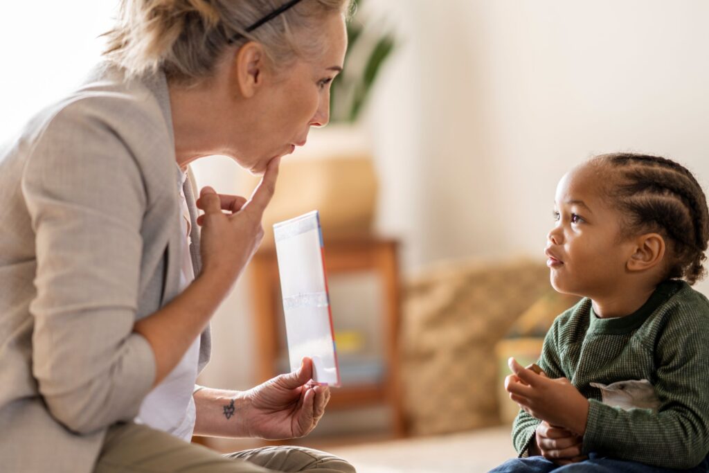 Speech therapy for autism